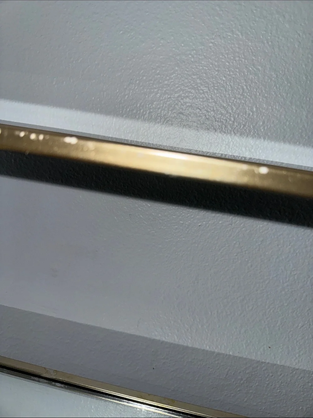 Kate and Laurel Ciel Glam 3-Tier Scalloped Wall Shelf Mirrored Bathroom Bedroom